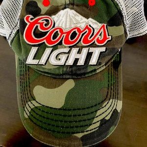 Coors Light Camo Mesh Baseball Cap